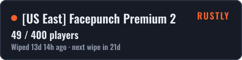 [US East] Facepunch Premium 2 — live status badge