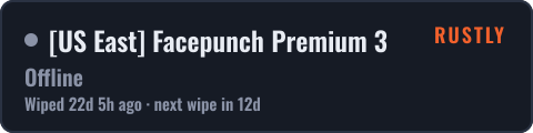 US East Facepunch Premium 3 — live status