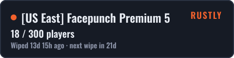 [US East] Facepunch Premium 5 — live status badge
