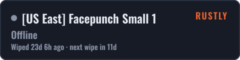 US East Facepunch Small 1 — live status