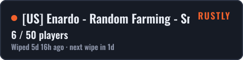 [US] Enardo - Random Farming - Small One Grid | OneGrid — live status badge