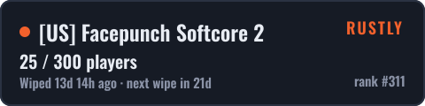 [US] Facepunch Softcore 2 — live status badge