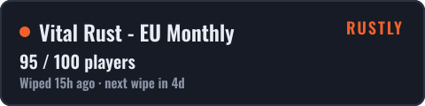 Vital Rust - EU Monthly — live status badge