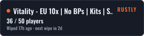 Vitality - EU 10x | No BPs | Kits | Shop — live status badge
