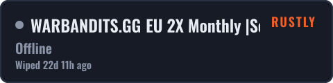 WARBANDITS.GG EU 2X Monthly |Solo/Duo/Trio/Quad|No BP Wipes| — live status badge
