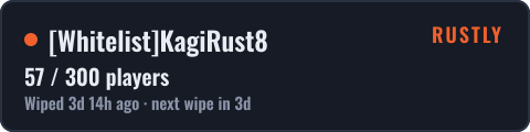 WhitelistKagiRust8 — live status