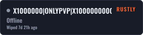 X1000000|ONLYPVP|X1000000000000000000|FUN|FPS++ — live status